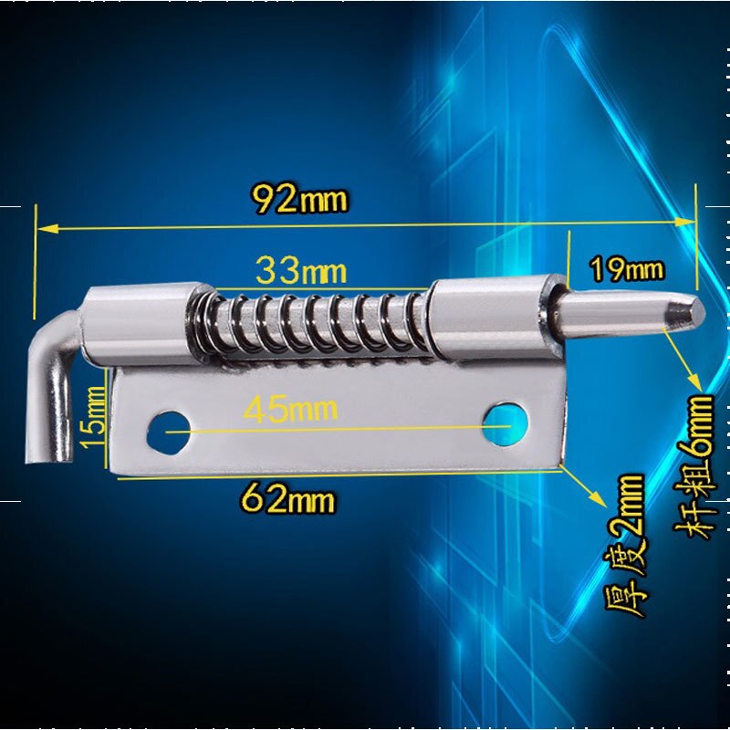 1Pc Lange Silber Tür verriegeln Schiebe-sperre Fass Bolzen verriegeln Haspe Klammer Tor Sicherheit sperren verriegeln Fass Bolzen verriegeln frühling Fass