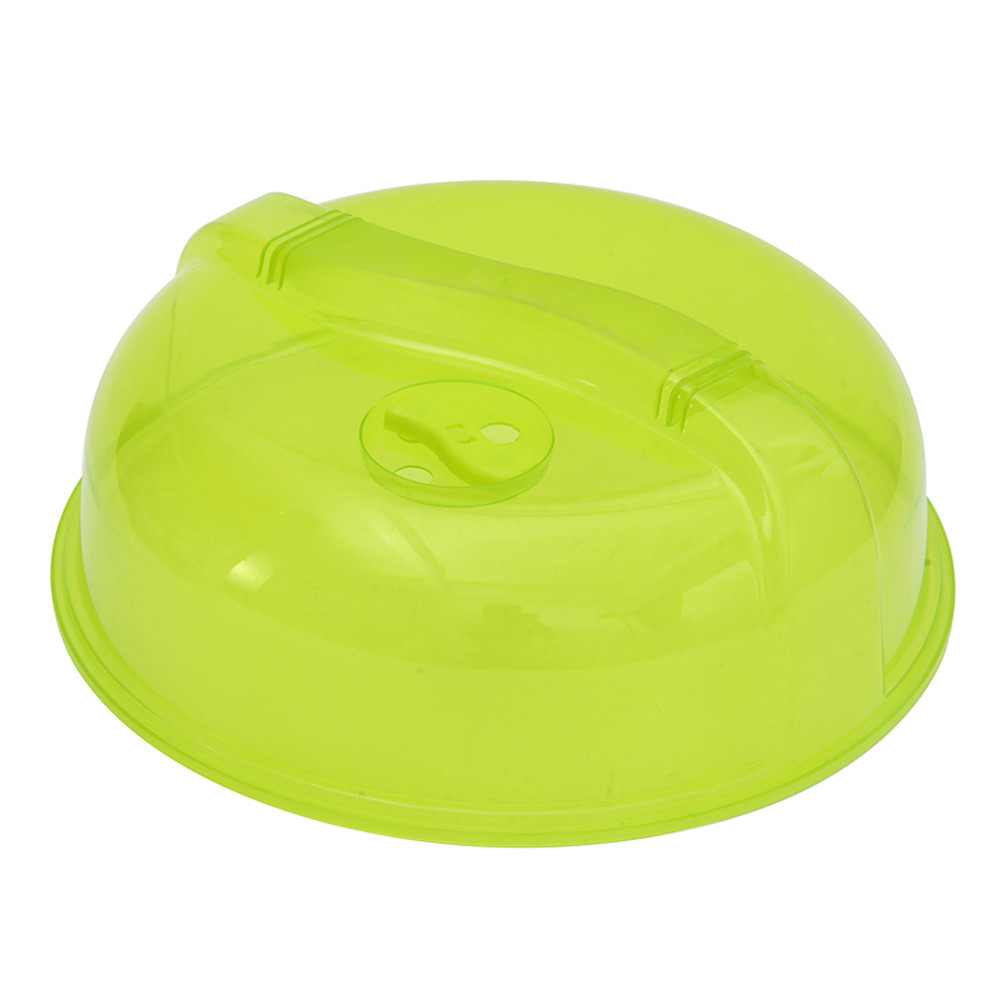 Microwave Food Cover Plate Vented Splatter Protector Clear Kitchen Lid Safe Vent Plate Dustpoof Cover Kitchen Tool: A