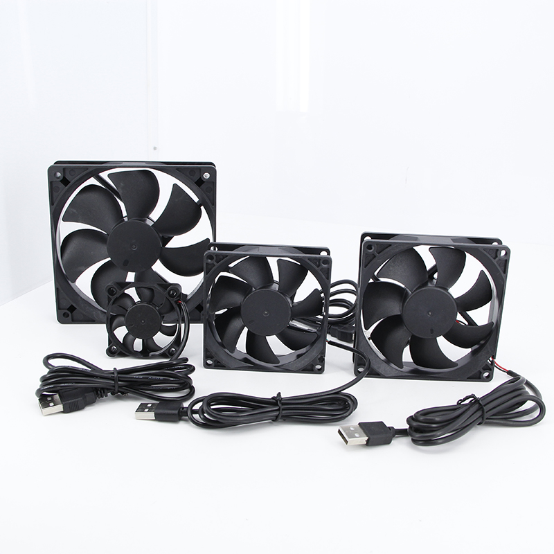 5V Brushless Cooling Fan USB Ventiliator Computer Case Cooler Oil-impregnated PBT CPU Radiator USB Fan PC USB Gadgets J17