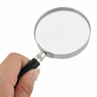 75mm Lens 3X Handheld Magnifier Magnifying Glass Jewelry Loupe