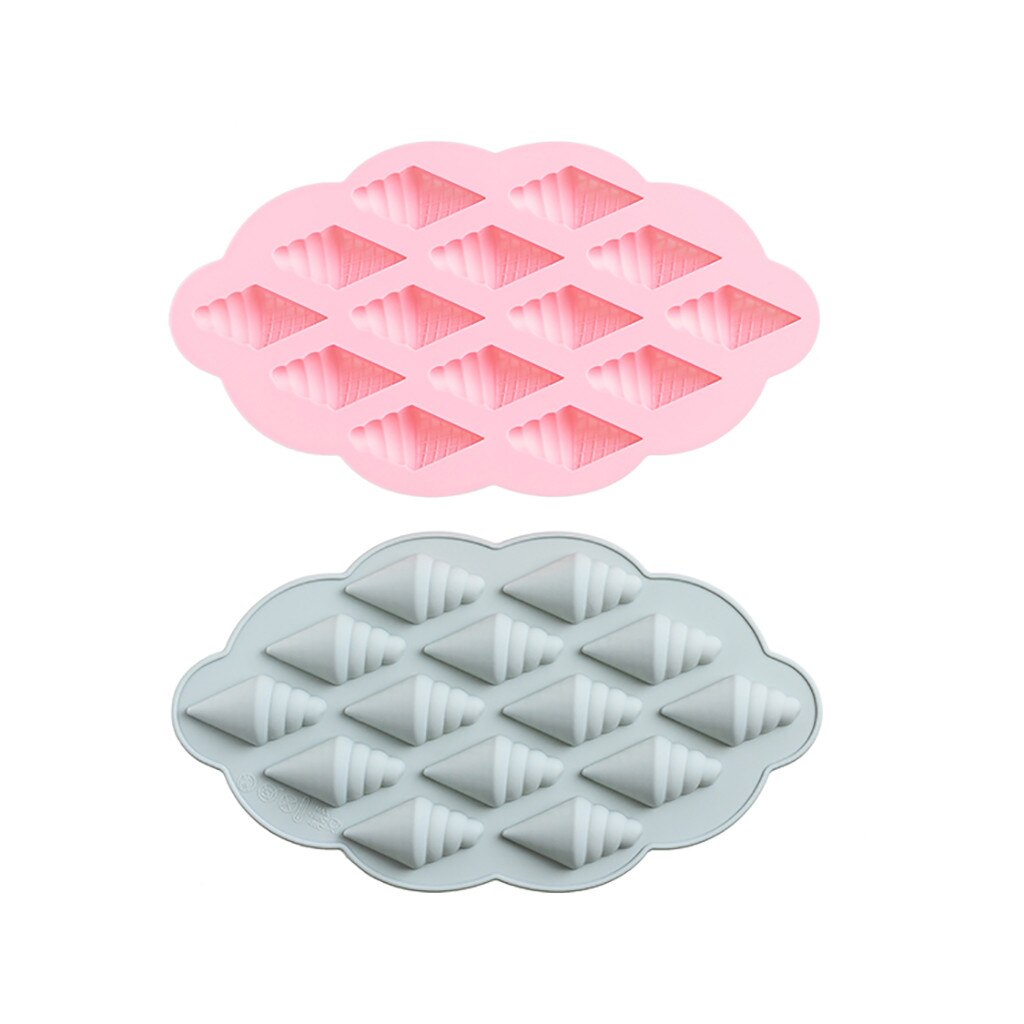 cube maker mold Cone Silicone Fondant Mould Chocolate Sugar Craft Cake Mold Baking popsicle silicone molds
