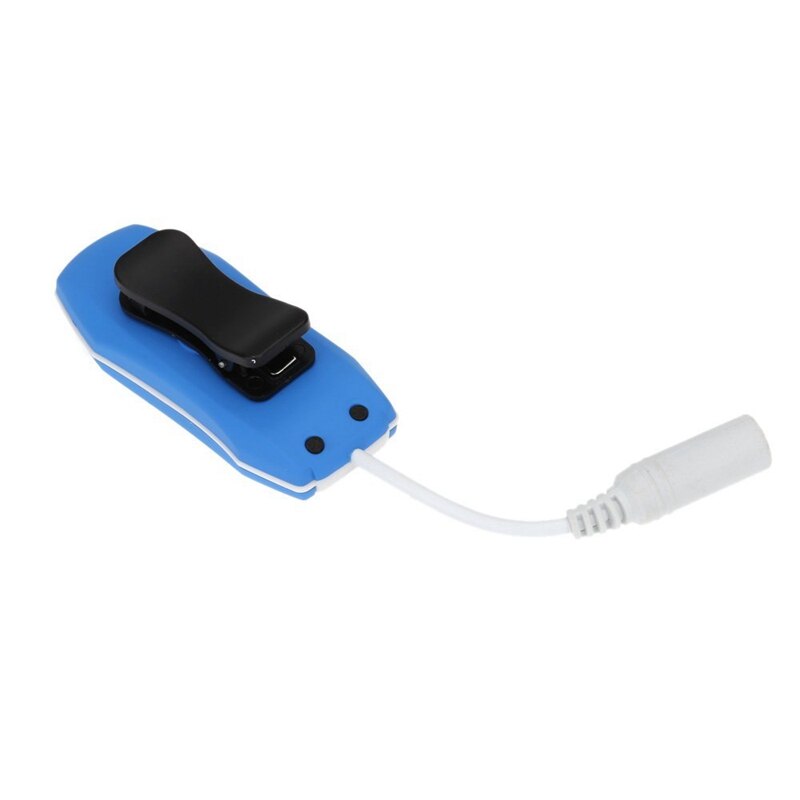 Reproductor de MP3 impermeable IPX6, 4GB, Radio FM para nadar, correr bajo el agua, trotar, SPA, auriculares con gancho para la oreja