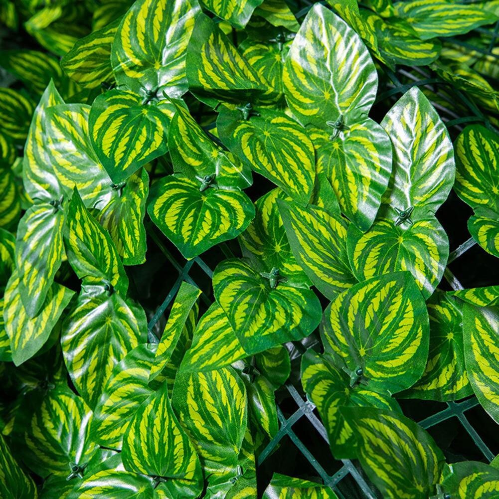 Artificial Leaf Privacy Fence Leaf Screen Hedge Fence Screen Roll Wall Landscaping Outdoor Garden Backyard Balcony Fence 0.5x3M