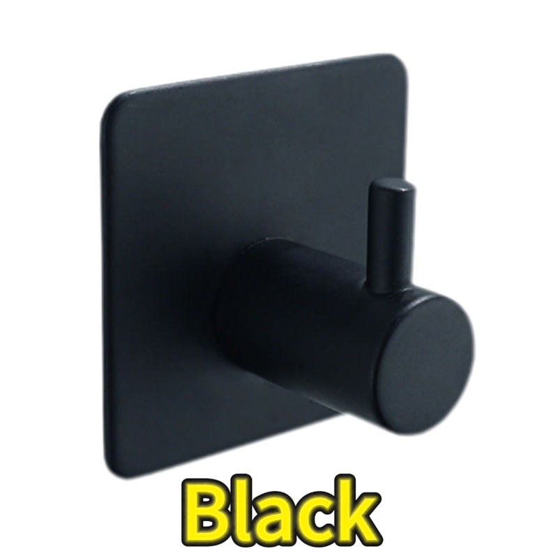 10/1 stk. selvklebende kroker kraftige veggkroker i rustfritt stål for håndklehengere, kleshengere til bad og kjøkken: M / Bronse