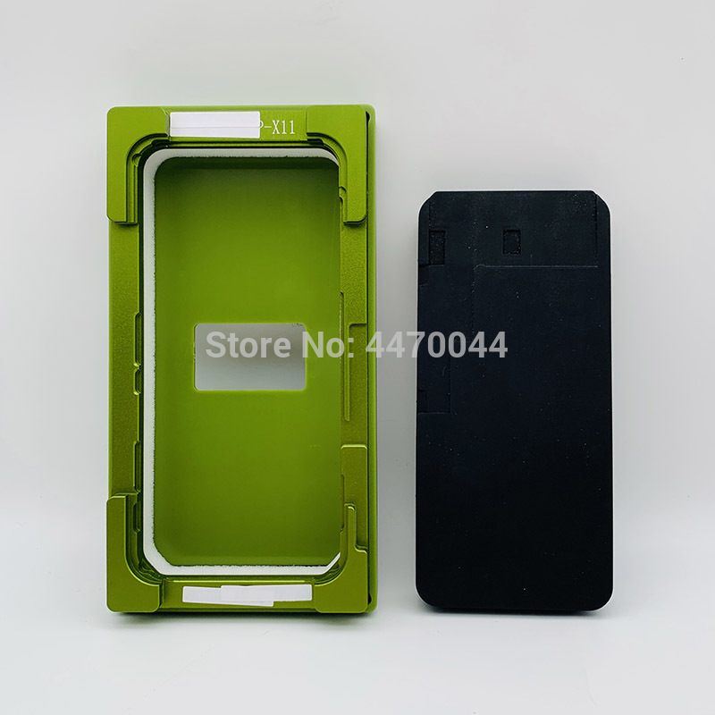 OCAMaster LCD pantalla frontal de vidrio exterior OCA alineación molde de laminación para iPhone X XS Max 11 11Pro Max juegos de herramientas de reparación