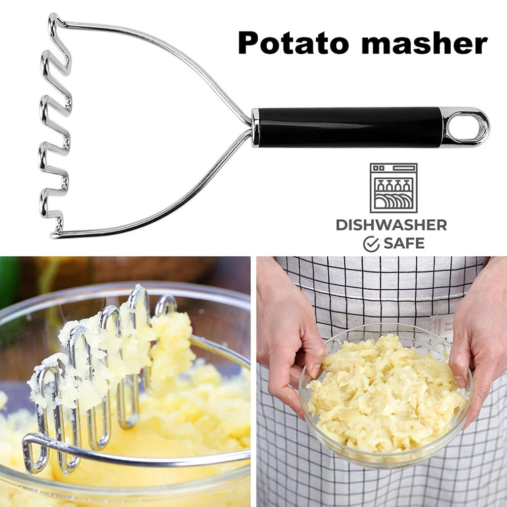 Stainless Steel Wave Potato Mashers Vegetable Fruit Cutter Crusher Baby Food Pumpkin Press Mud Kitchen Cooking Accessories