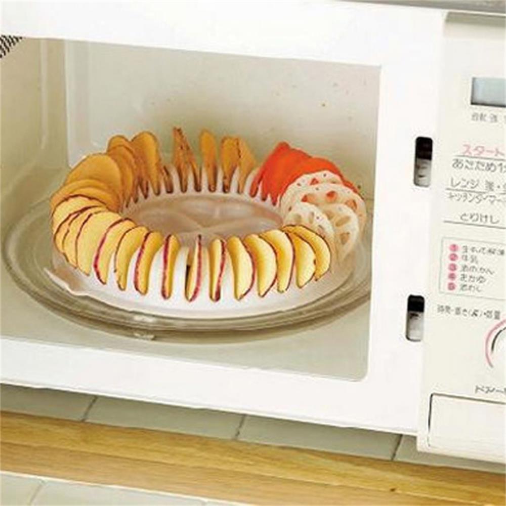 Diy Lage Calorieën Microwave Oven Fat Free Chips Maker Bakken & Gebak Gereedschappen Chips Rack Keuken Bakvormen Gereedschap