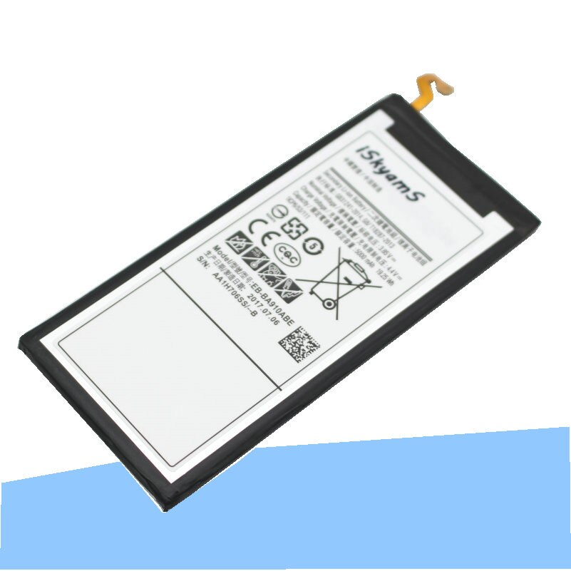 Iskyams 1Pcs 5000Mah EB-BA910ABE Batterij Voor Samsung Galaxy A9 + A9000 A9 Pro Duos TD-LTE, SM-A9100, SM-A910F/Ds