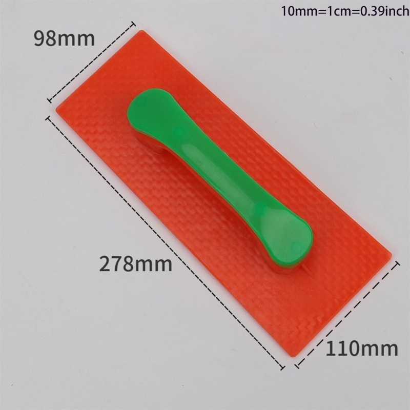 Plastic Rendering Texturing Handle Plastering Top Coat Float Trowel Structure Concrete Spatula Tool 14.5x31.5/11x27.8cm