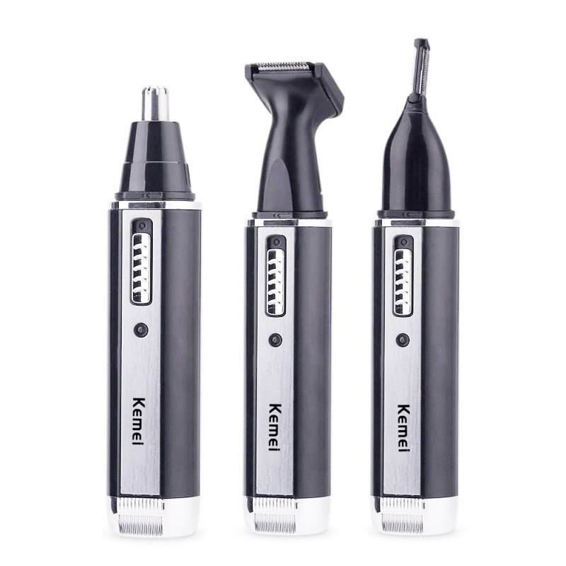Tondeuse à sourcils Rechargeable sans fil 3 en 1 pour hommes, rasoir pour le nez, les oreilles, le visage et les sourcils, US