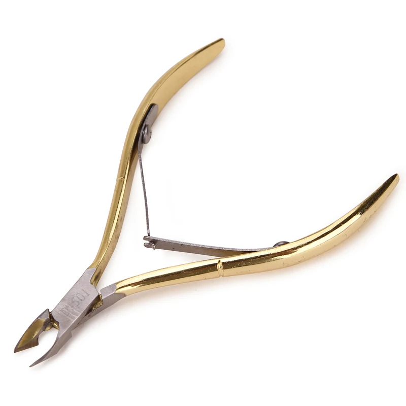 Nail Cuticle Nipper Double Spring Stainless Steel JAW 1/4-Best Nail Tool to Remove Dead Skin on Finger and Toe Cutter
