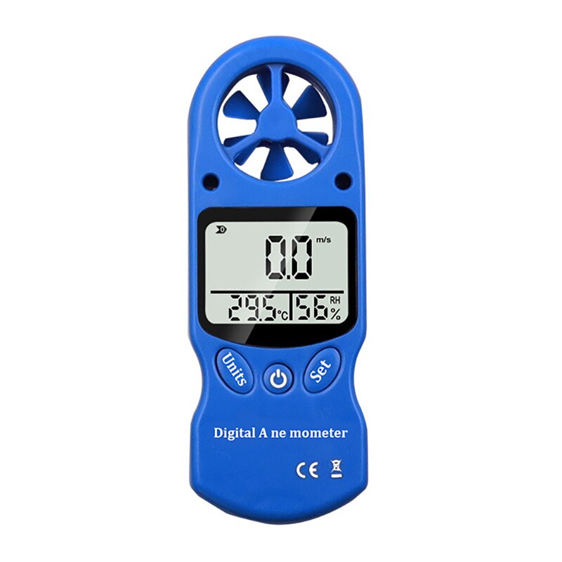 1PC Digital Anemometer Wind Speed Meter Measures Wind Speed Temperature Wind Chill Measure Tool: BL