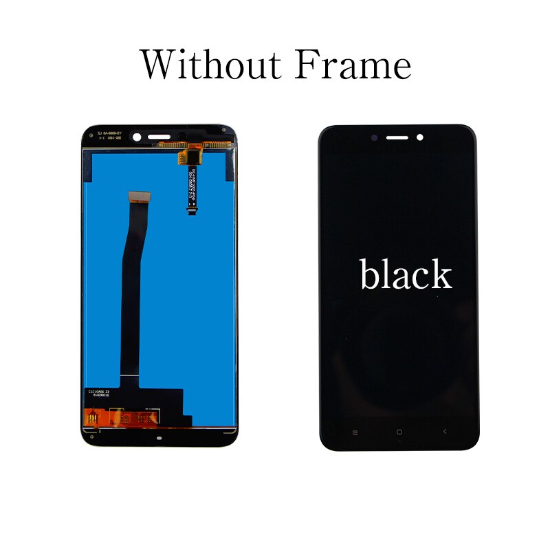 Tela de reposição para xiaomi redmi 4x, display lcd, com moldura, conjunto digitalizador, para redmi 4x