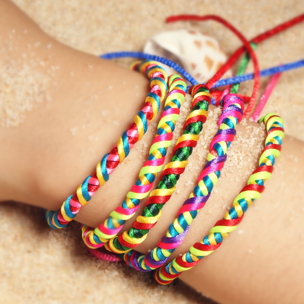Vriendschapsarmband, mexicaanse handgeweven armband, boho loopband armband, handgemaakte armband, pulsera mexicana tejida