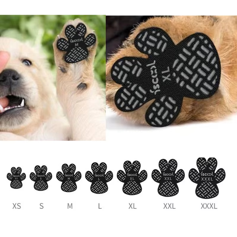 Dog Paw Stickers For Outdoor Walking All Weather Dog Adhesive Foot Pads Disposable Pet Shoes Dog Supplies