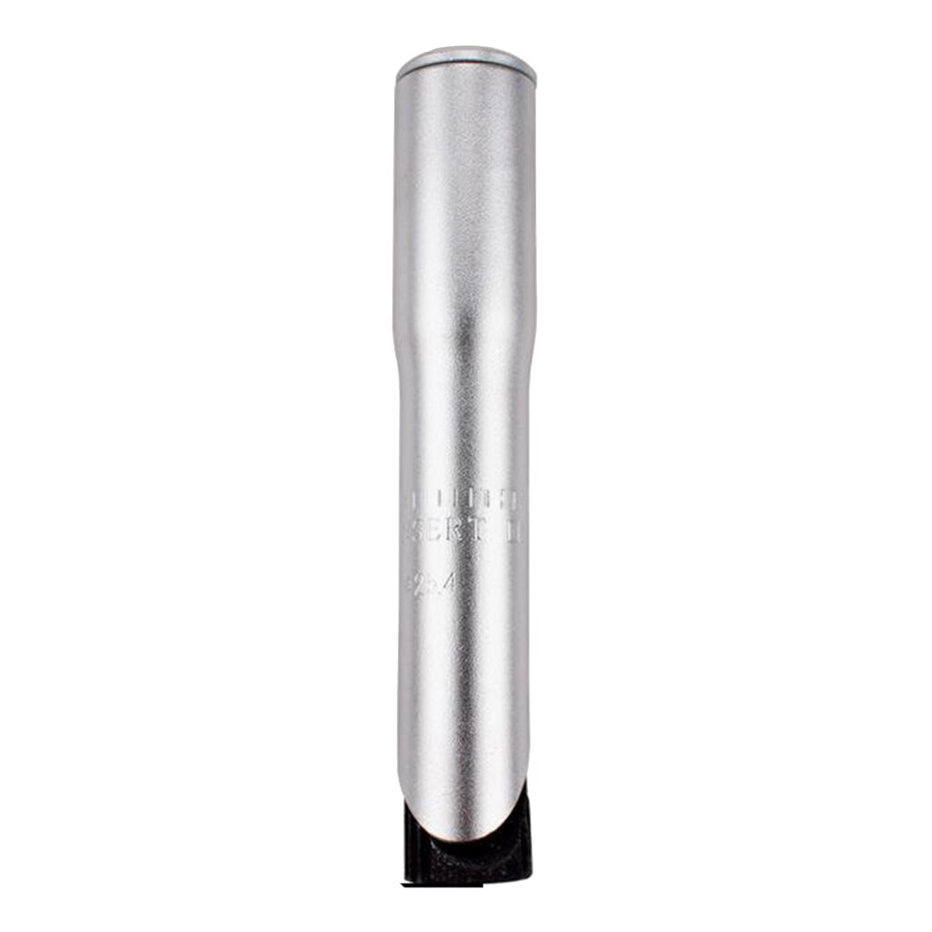 Bike Quill Stem Adapter Riser Extender 22.2mm/25.4mm Steerer Tube for 28.6mm Handlebar Rising Raise Bars: Silver 25.4mm