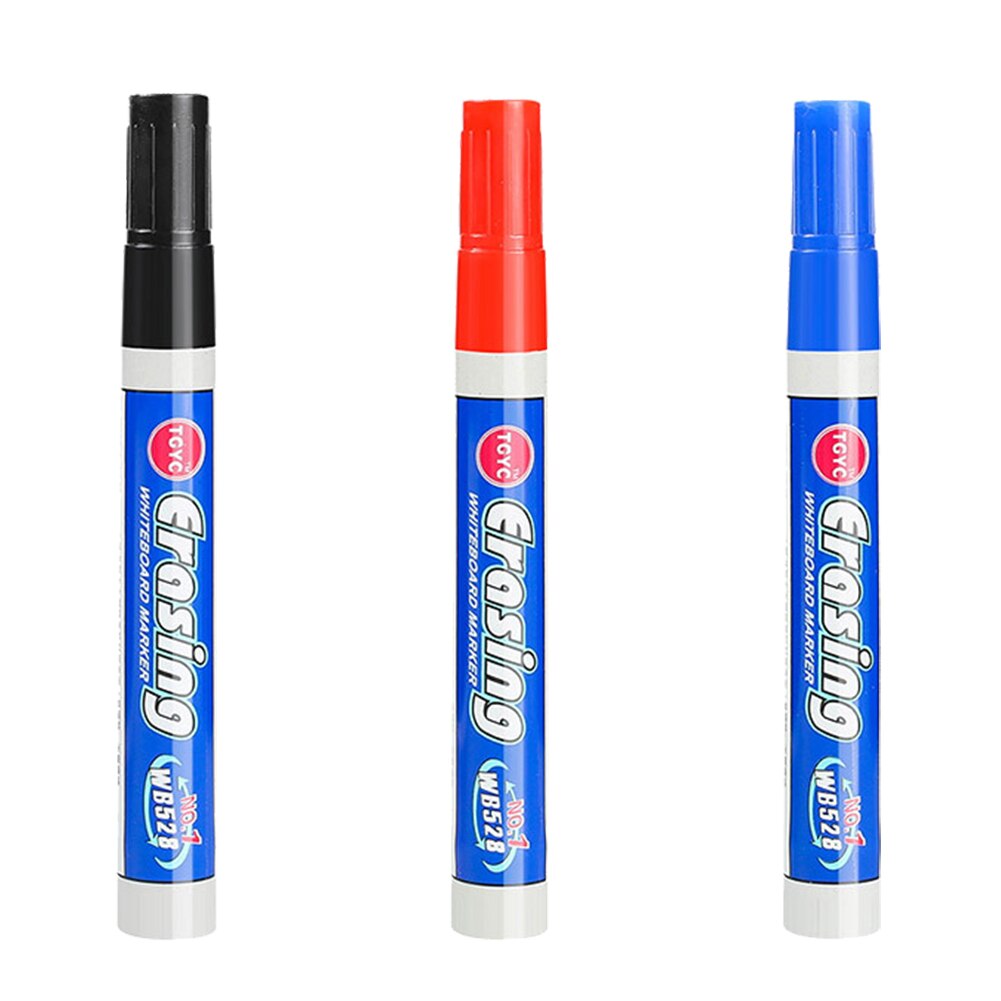 Stylo magique de peinture à l&#39;eau pour tableau blanc, marqueur de couleur effaçable à base d&#39;eau, stylo noir effaçable à sec, jouet éducatif pour enfants, 10 pièces