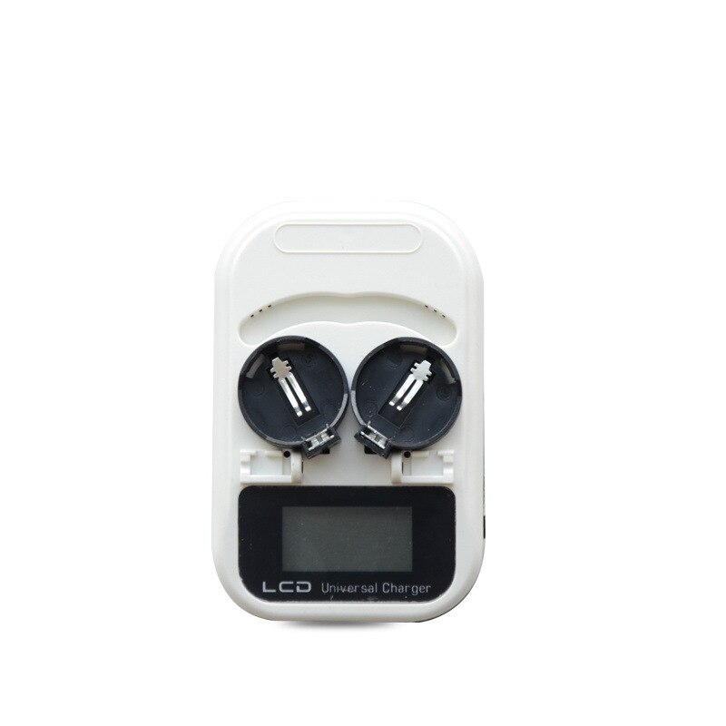 3.6V Lcd Eu Plug Knop Batterij Oplader Opladen Voor Lir2032 Lir2025 Lir2016 Ml2032batteries CR2032