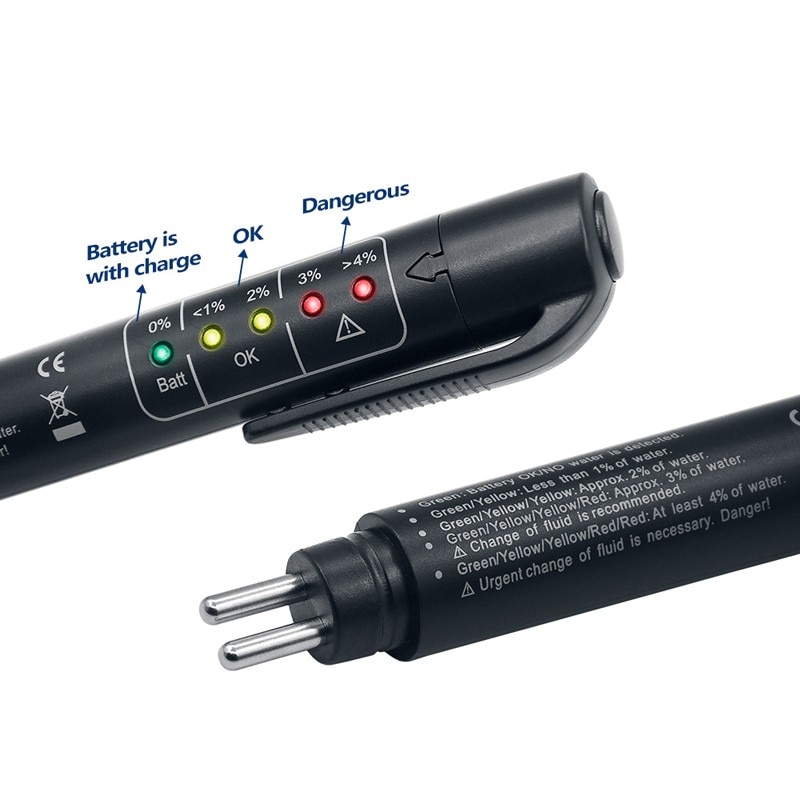 Auto Diagnostic Tools Remvloeistof Tester Auto 5 Leds Remvloeistof Testen Gereedschap Post