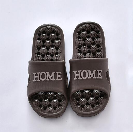 Massage Slippers Heren Slides Zomer Flip Flops Antislip Badkamer Strand Slippers Liefhebbers Huis Schoenen Voetmassage Gezondheid schoenen: brown / 6