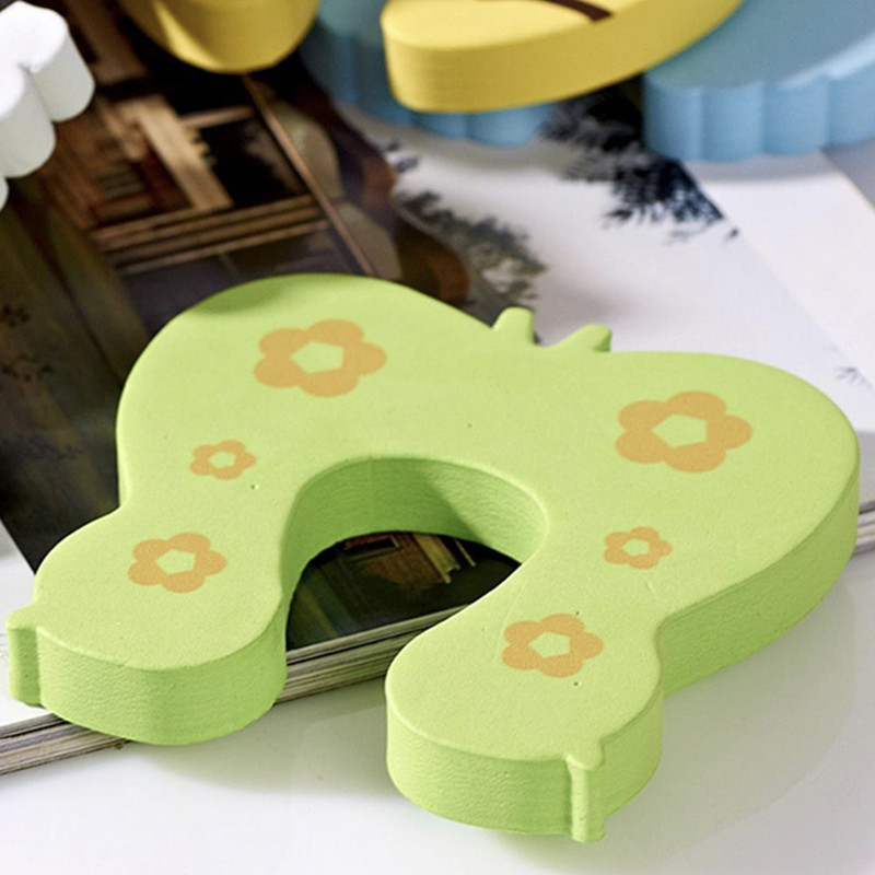 10pcs/Lot Child Kids Baby Animal Cartoon Door Jammers Stop Stopper Holder Lock Safety Guard Finger Atrq0073