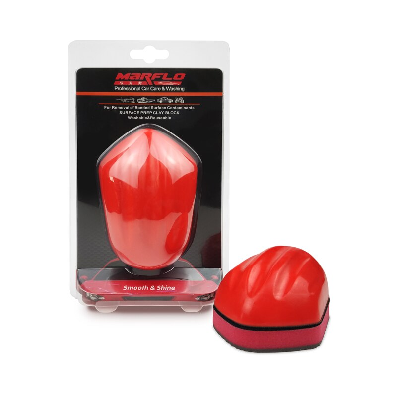 Paint Care Magic Clay Bar Block mouse clay pad Car Cleaning Sponge Auto Detailing Tools Marflo Car Wash Clean for Waxing: Applicator with 1Pad