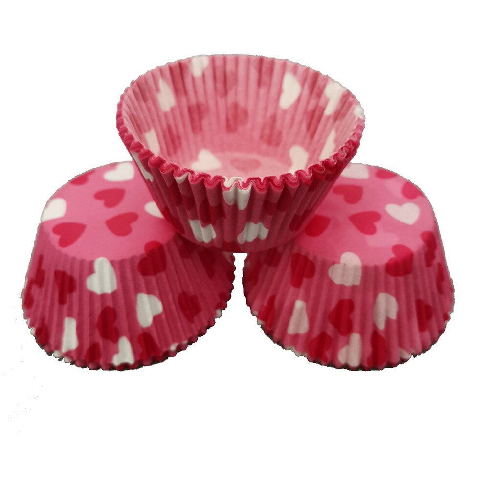 100 stücke Cupcake Papier Tasse Öldicht Cupcake Liner Backen Tasse Tablett fallen Hochzeit Party Caissettes Goldene Muffin Verpackung Papier