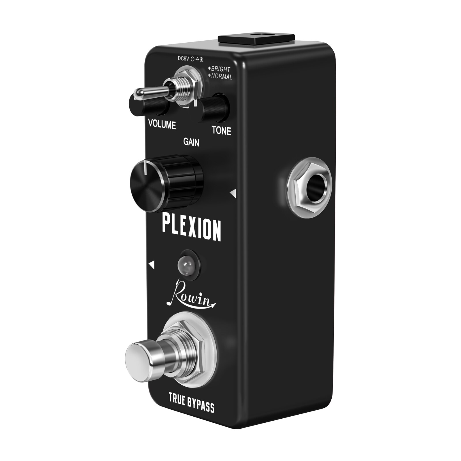 Rowin LEF-324 Plexion Effects Pedals Distortion Pedal with Bright &amp; Normal Working Modes True Bypass