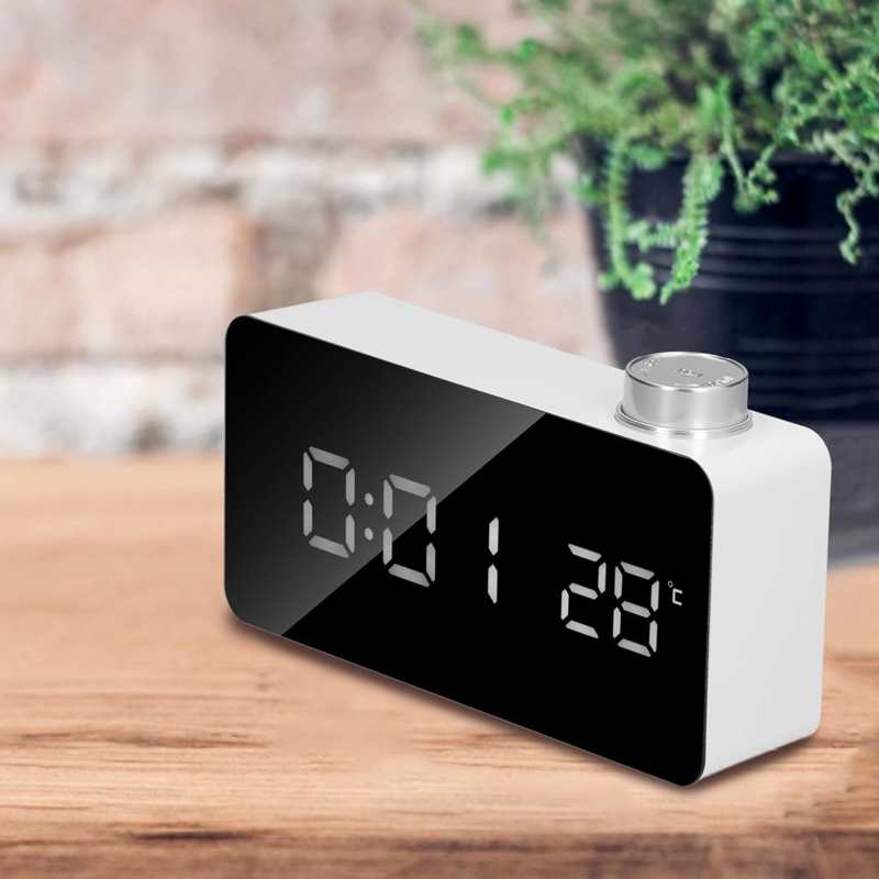 Mirror Clocks Digital Alarm Clock Time Memory for Kids