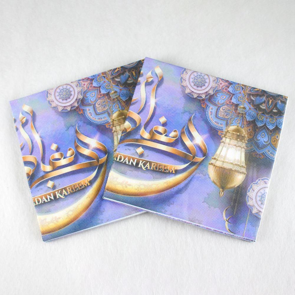 Tear-resistant 20Pcs Special Bar Decoration Paper Towel Clear Details Tissue Paper Lamp Pattern for Cafes