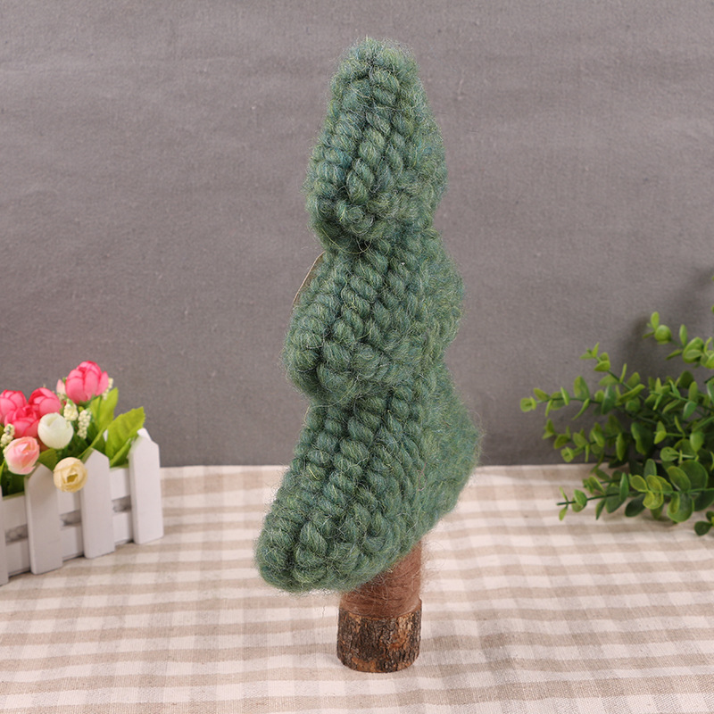 handmade wool felt ornaments Christmas tree crafts photography props ornaments wool felt yarn christmas tree
