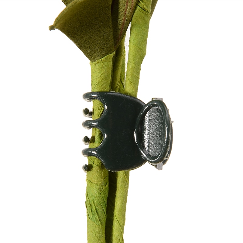 100 stk 1.5cm plastplante fikse klips orkide plante klips stamme vintreet støtte grønnsaker gård blomster frukt bundet hageverktøy