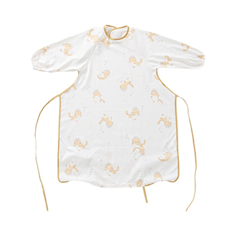 1 Pc Baby Weaning Full-Coverage Bib and Apron Combination for Infant Baby Toddler Dining Chair Cover Coverall Baby Gown: 2