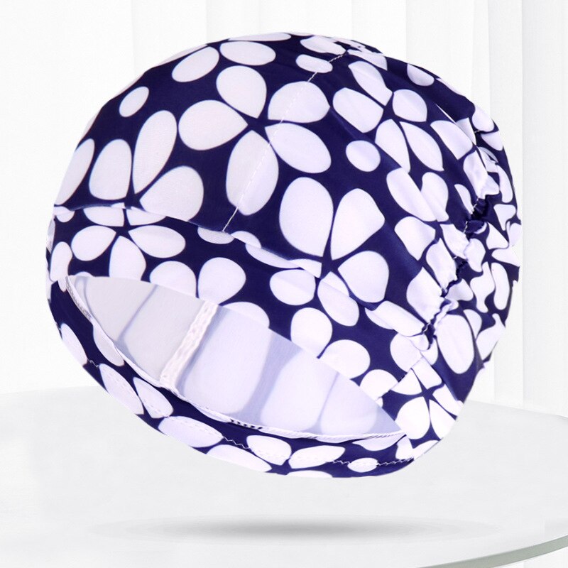 Kobiety czepek Unisex dziewczyna długie włosy czepki kąpielowe kapelusz Stretch Drape basen kąpielowy Sport elastyczny Nylon Turban dla kobiet