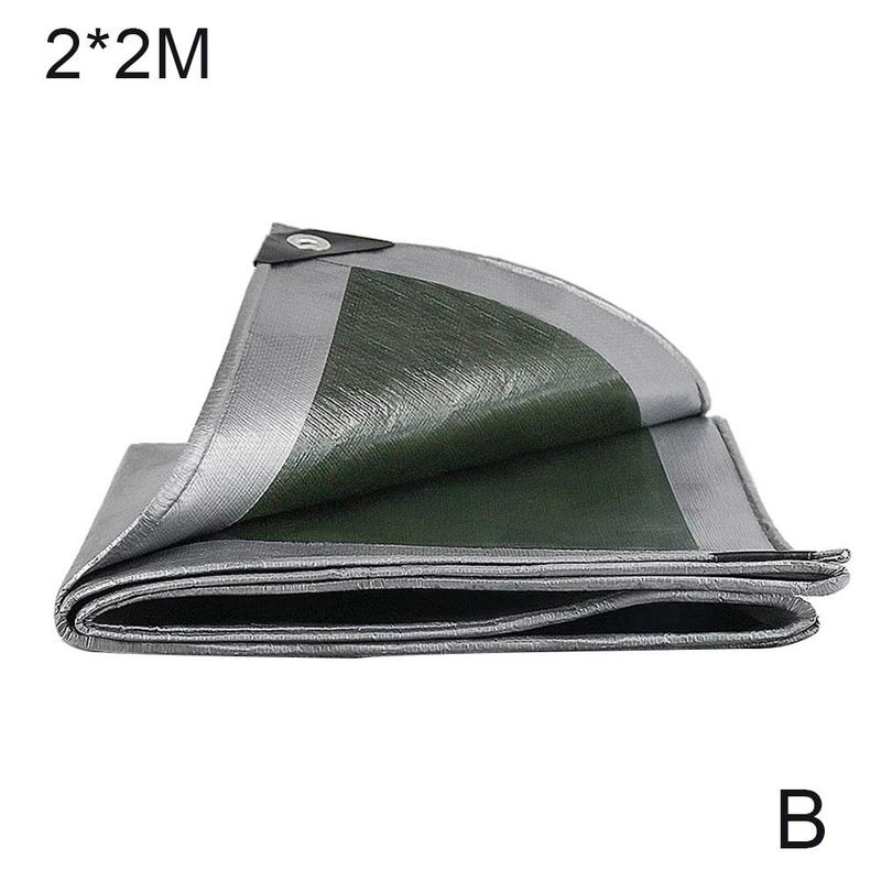 Thickened Rainproof Pe Waterproof Cloth Canopy Cloth Cloth Shade Outdoor Outdoor Tarpaulin Plastic Tarpaulin I6s7: B