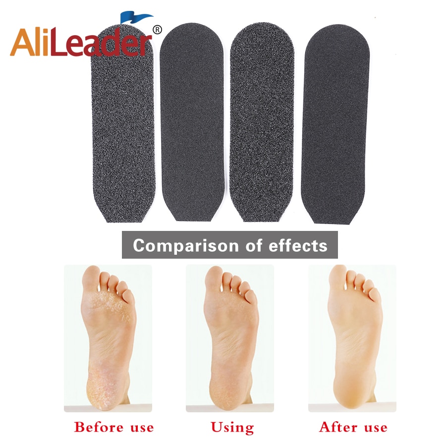 Alileader Grof Grit Schuren Doek Voet Bestand Vervanging Sandcloth Verwijderbare Pad Houten Handvat Bestanden Voet Ras
