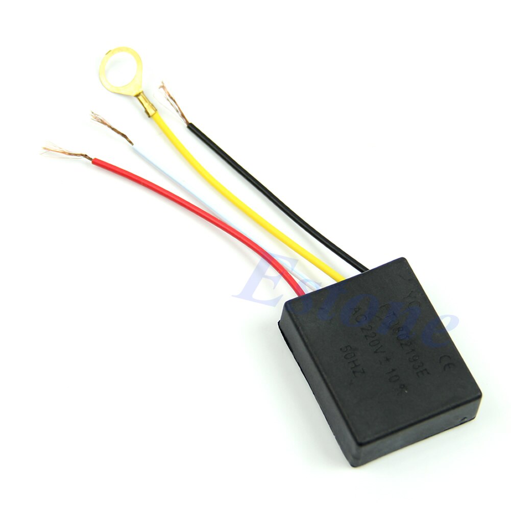 Interruptor táctil de lámpara de 220V y 1A, equipo eléctrico de mesa, piezas de luz de encendido/apagado, interruptor de bombilla con Sensor de Control táctil de 1 vía, 1 ud.