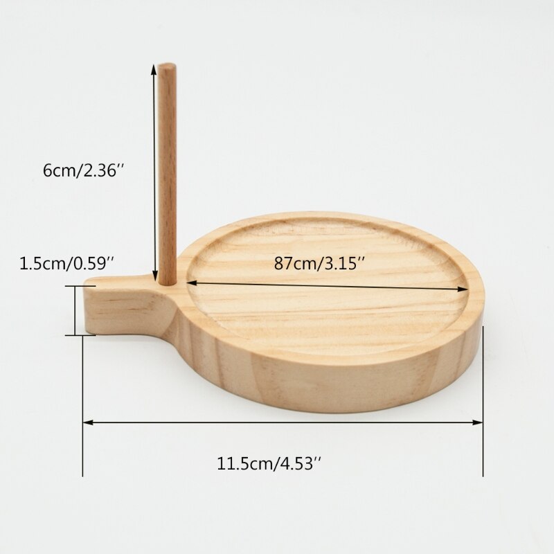 Houten Kraal Weefgetouw Kit Ronde Weven Kralen Kralen Diy Breien Machine Board Organizer Tray Ambachten J60C