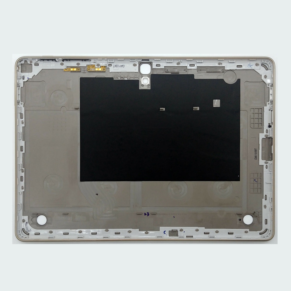 Carcasa trasera para Samsung Tab S T800 T805 Galaxy 10,5, repuesto de Panel de Marco medio para teléfono tableta Original + herramientas