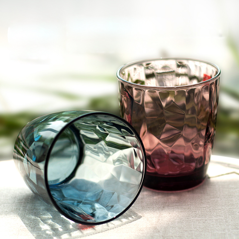 Varmebestandig blyfri krystallkopper fargerik glass whisky glass ølglass vin kopp bar hotell bryllup drikkedrakter