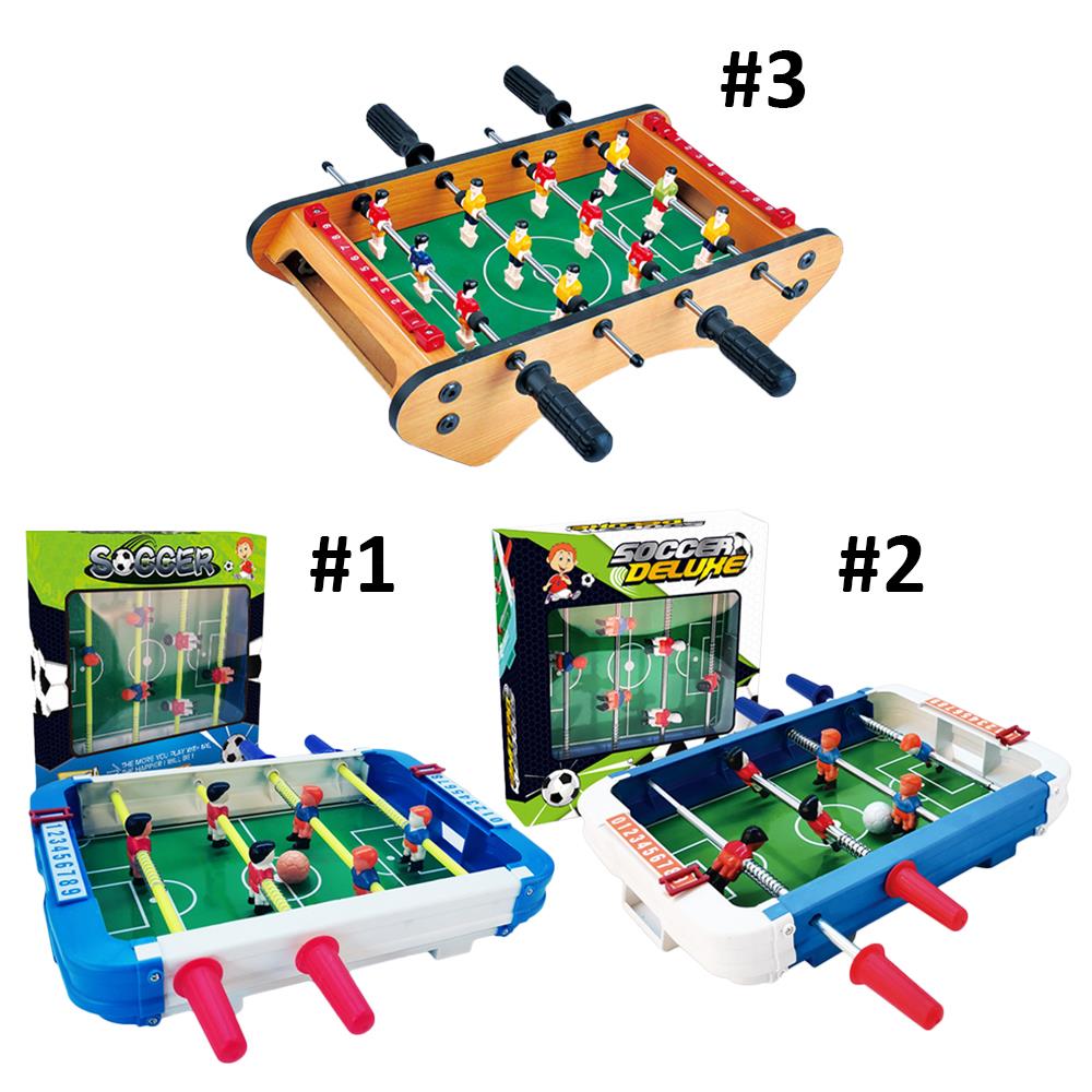 Mini mesa de fútbol para niños, juego de fútbol de color práctico, mesa de fútbol de madera portátil para niños, pasatiempos de colección en interiores