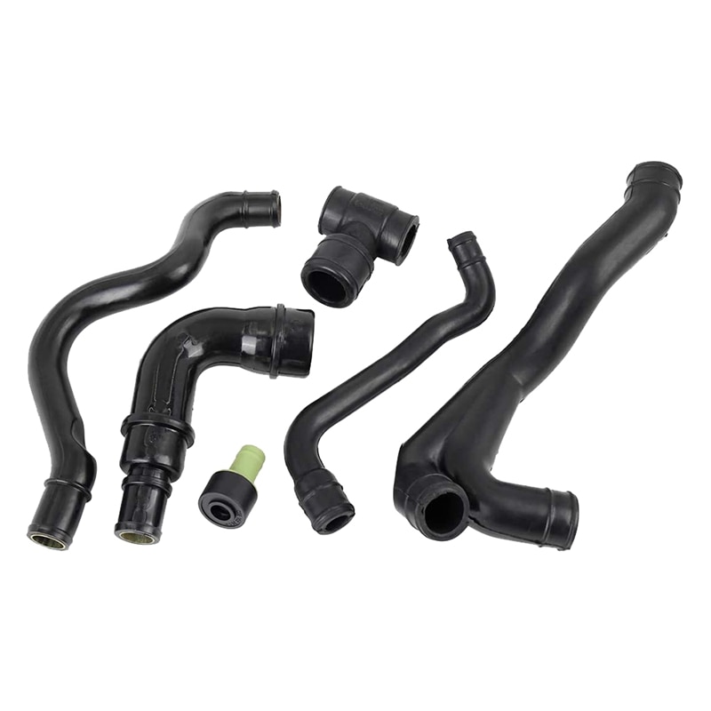 Car Engine Crankcase Breather Hose Kit for 06A103221AF 06A103213F: Default Title