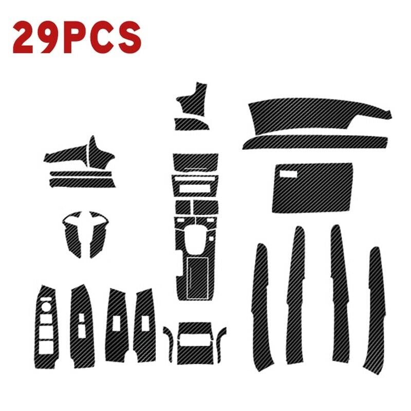Voor Honda Accord Carbon Fiber Stijl Auto Interieur Kit Cover Trim 29Pcs Auto-interieur Stickers