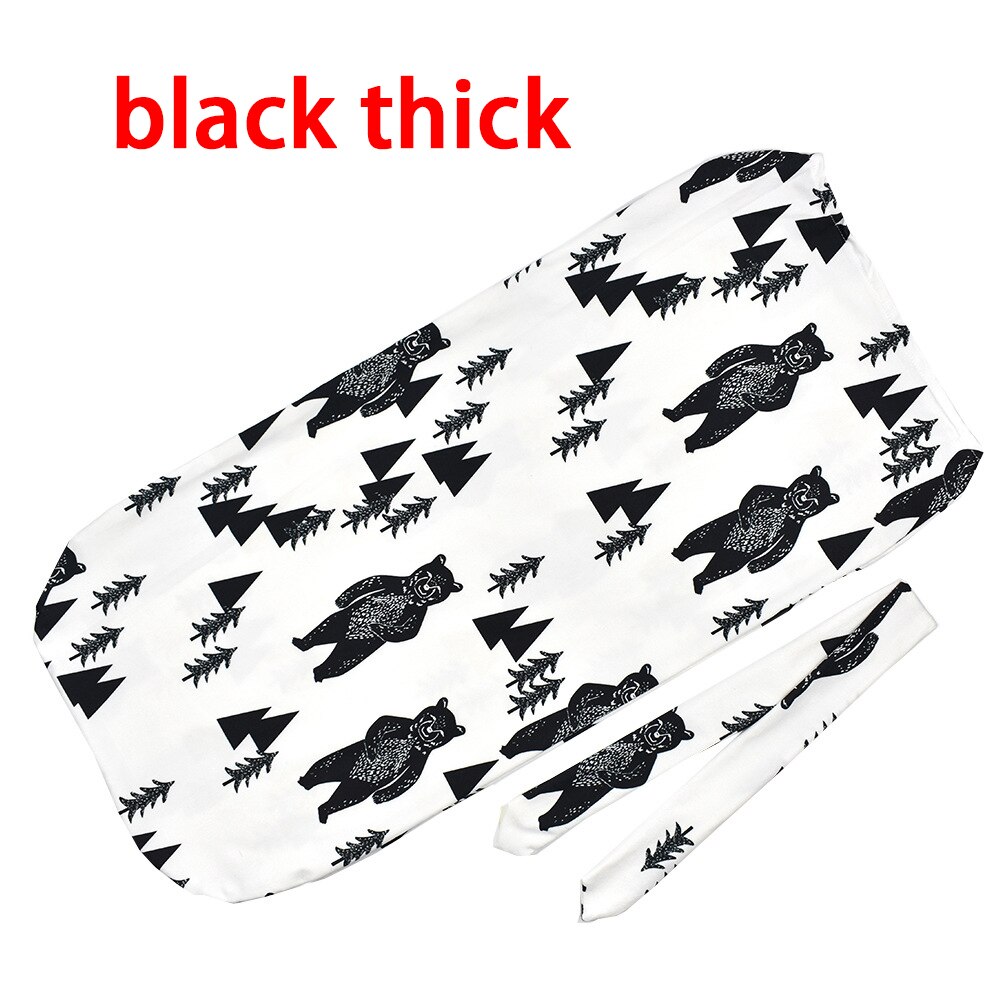 Zwf348 cobertor para o bebê swaddling pequeno lance caso capa de cama folhas flanela veludo quente sólido micro pelúcia: black thick