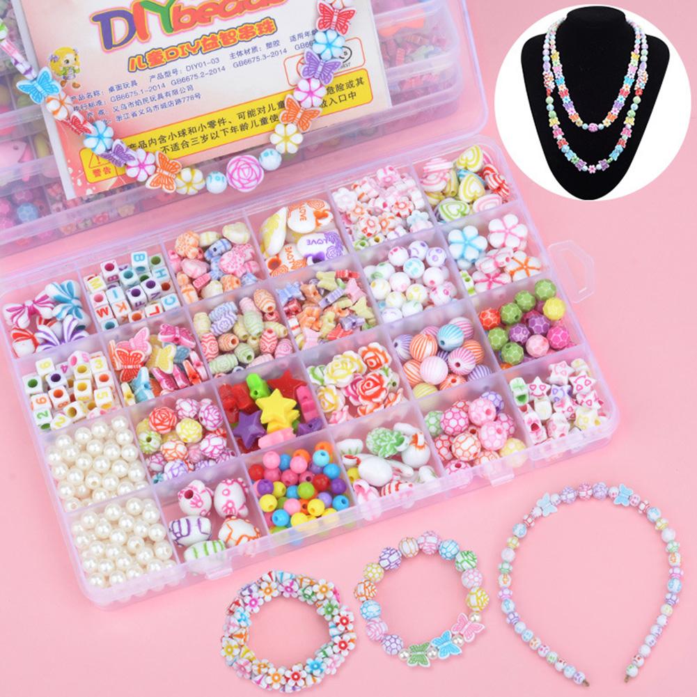 Beads Kit DIY Jewelry Making Kit DIY Bracelet Making Beads Kit For DIY Necklaces Bracelet Handmade Craft