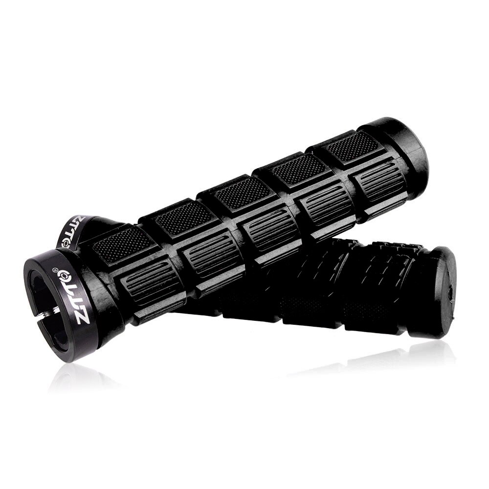 Rączka rowerowa pokrywa kierownica roweru górskiego uchwyty blokada ze stopu aluminium z gumową rączką rękaw sprzęt kolarski uchwyt uchwyty