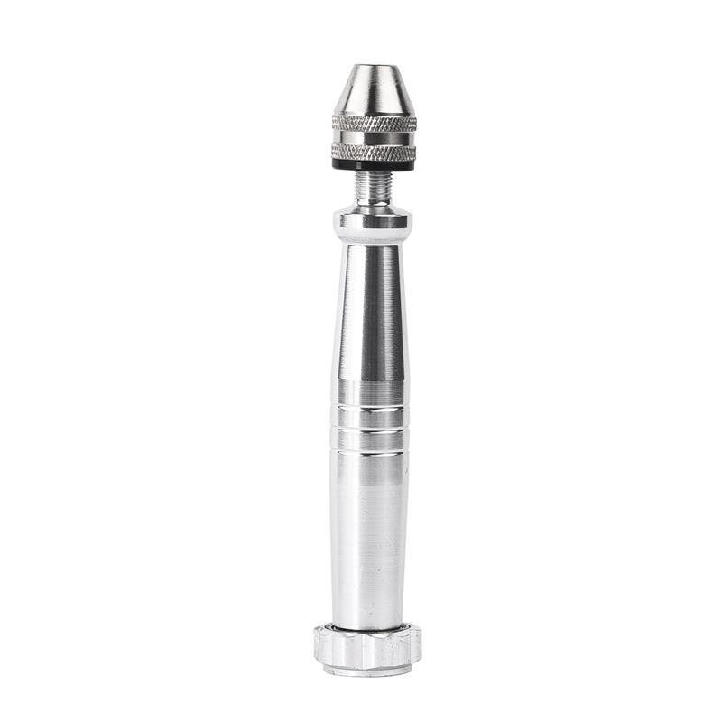 Mini håndbor smykker værktøj bore 0.8-3mm hånd nåle hul bor juvelerer bore huller til gør-det-selv træ epoxy harpiks håndværk: 1 stk håndboremaskine