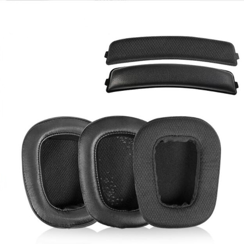 Coussinets d'oreille en mousse pour Logitech G633 G933s, housses de coussinets d'oreille de remplacement pour casque Logitech G935 G933