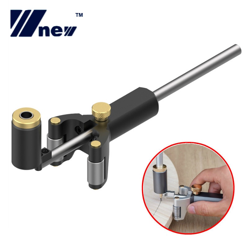 Woodworking Straight Line Arc Curve Scriber Parallel Measuring Tool Carpenter Parallel Wheel Marking Drawing Gauge