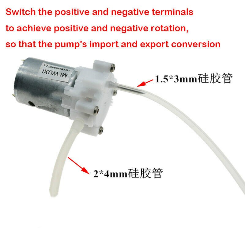 Micro 360 Water Pump DC 3V 6V 12V Self-Priming Pump 360 Motor Gear Jet Oil Mini Pump DIY Tank Aquarium RC Jet Boats Accessories